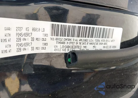 2008 Jeep Grand Cherokee Laredo from USA, damaged, VIN 1J8HS48N18C207813